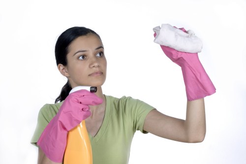 Staff investigating a carpet cleaning concern with service notes